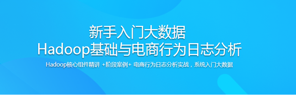 新手入门大数据 Hadoop基础与电商行为日志分析 - 干货网-干货网