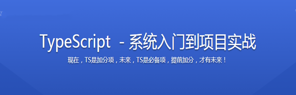 TypeScript 系统入门到项目实战 趁早学习提高职场竞争力 - 干货网-干货网