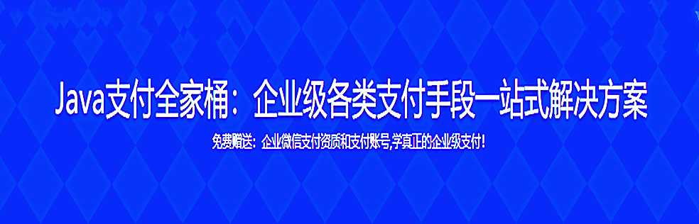 Java支付全家桶：企业级各类支付手段一站式解决方案 【已完结】 - 干货网-干货网