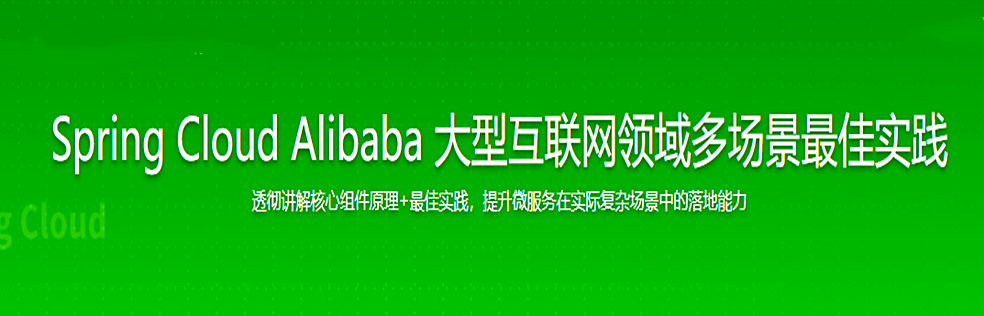 Spring Cloud Alibaba 大型互联网领域多场景最佳实践【完结】 - 干货网-干货网