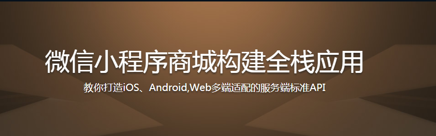 微信小程序商城构建全栈应用 - 干货网-干货网