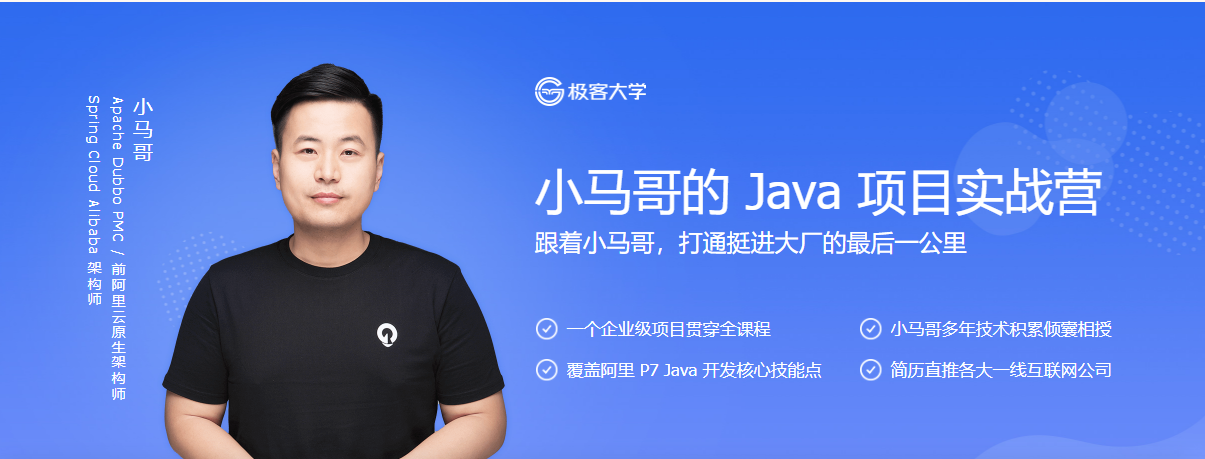 极客-小马哥的 Java 项目实战营 - 干货网-干货网