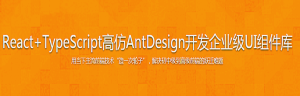 React+TypeScript高仿AntDesign开发企业级UI组件库-干货网