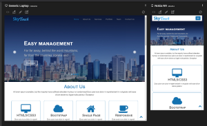 蓝色风格房地产网站模板下载 – 干货网-干货网