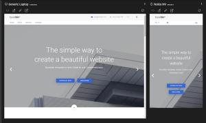 简约蓝软件公司网站模板-干货网