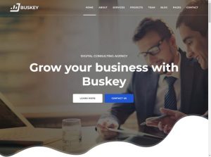 商业咨询企业网站建设HTML5模板,响应式、代码干净可搭建后台-干货网