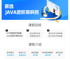 【享学课堂】Java互联网架构师系统进阶课程（VIP）|最新三期|正课已完结-干货网