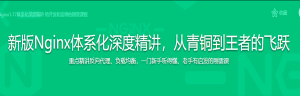 新版Nginx1.17体系化深度精讲 给开发和运维的刚需课程 - 干货网-干货网