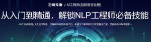 网易微专业-AI工程师-自然语言处理-干货网