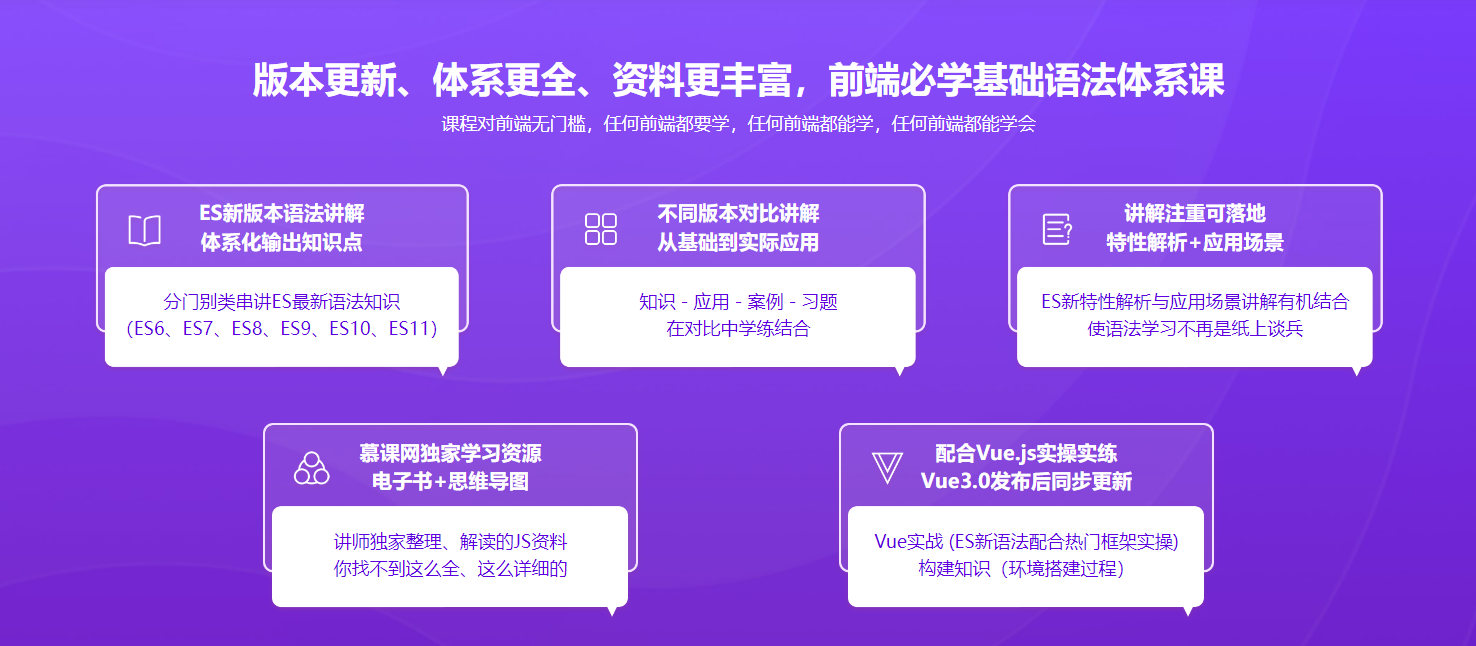 图片[2]-再学JavaScript ES(6-11)全版本语法大全 每个前端都需要的基础课 - 干货网-干货网
