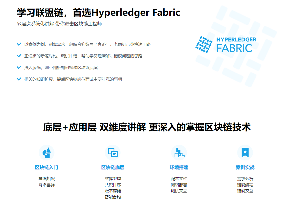 图片[2]-学习Hyperledger Fabric实战联盟链-企业端区块链原理精讲 - 干货网-干货网
