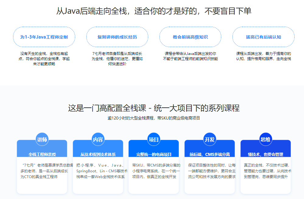 图片[2]-体系课_java全栈工程师：从java后端到全栈，高级电商全栈系统大课【30周完结】 - 干货网-干货网