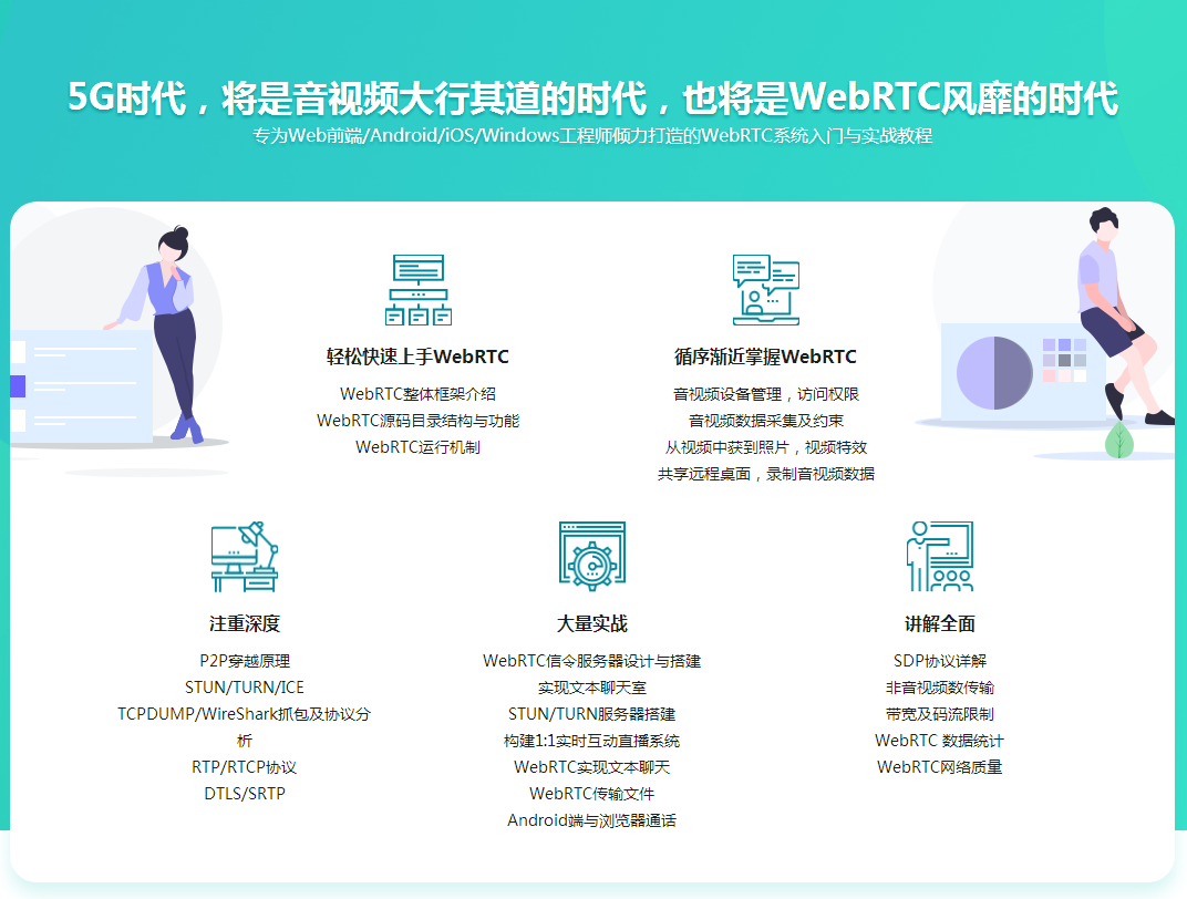 图片[2]-WebRTC实时互动直播技术入门与实战 5G时代必备技能 - 干货网-干货网