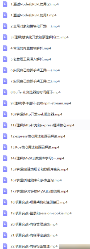 图片[2]-小码哥深入Node.js技术栈|完结无秘 - 干货网-干货网