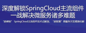 深度解锁SpringCloud主流组件 一战解决微-干货网
