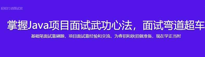 Java项目面试实操 提升大厂面试成功率 - 干货网-干货网