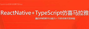 ReactNative+TypeScript仿喜马拉雅开发App-干货网