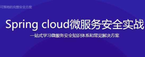 Spring cloud微服务安全实战-干货网