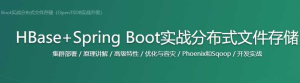 HBase+SpringBoot实战分布式文件存储-干货网