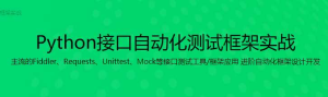 Python接口测试框架实战与自动化进阶-干货网