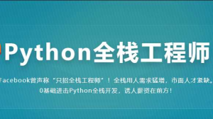 金职位_Python全栈工程师2020版-干货网