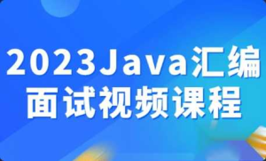 [Java架构] [特优资源] 2023Java汇编面试视频课程-干货网